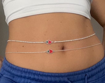 Strawberry belly chain