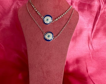 Evil eye luxe necklace