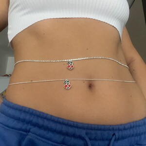 Cherry belly chain