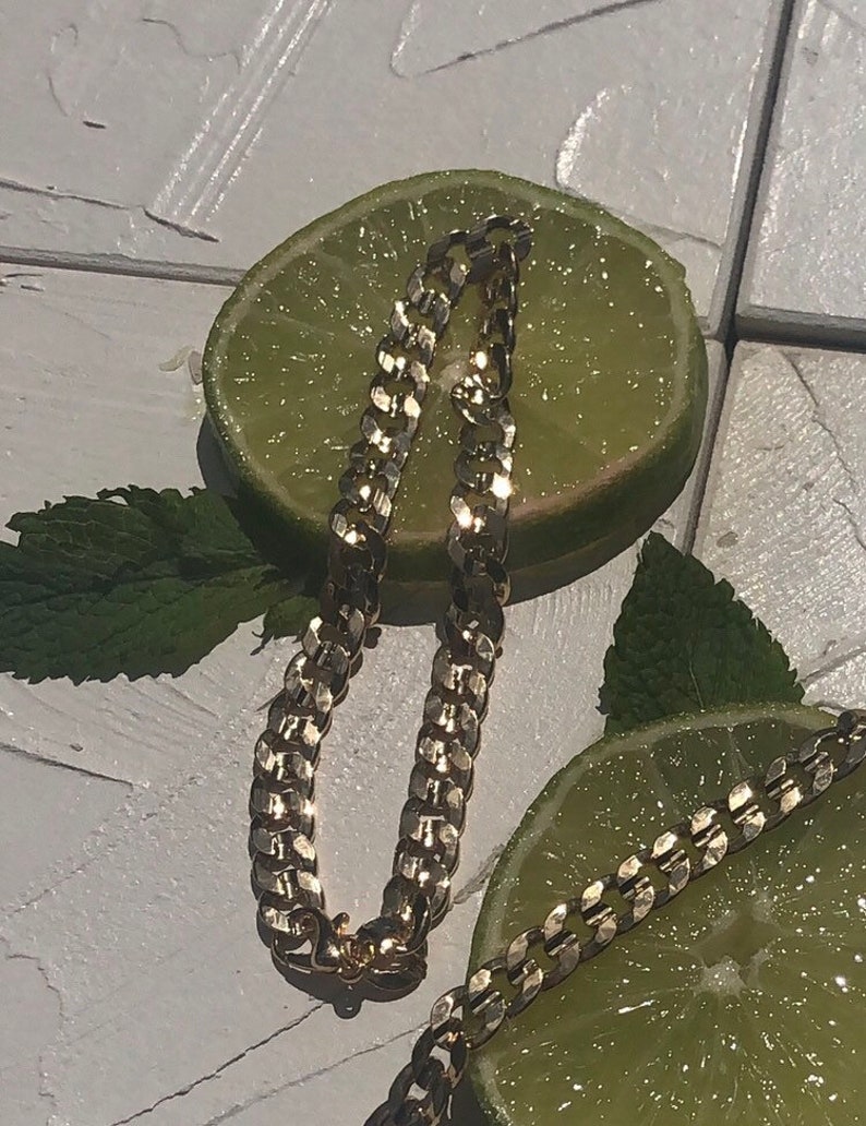 Diamond cut anklet