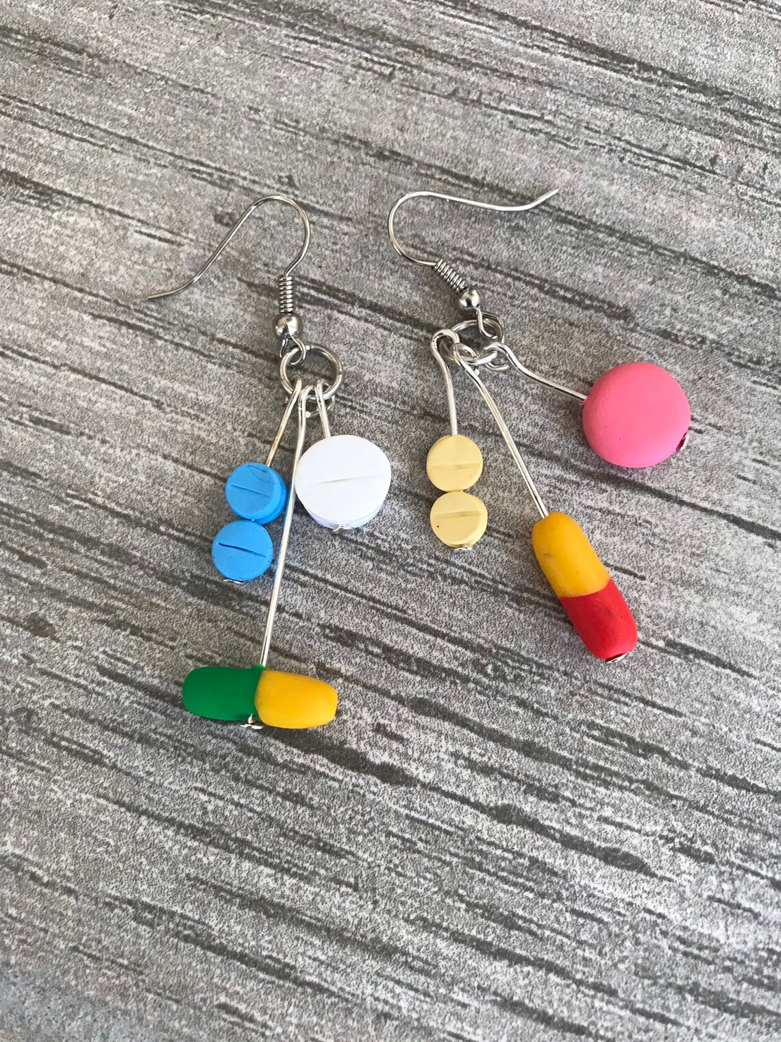 Pill earrings doctor gift nurse gift nurse earrings Etsy