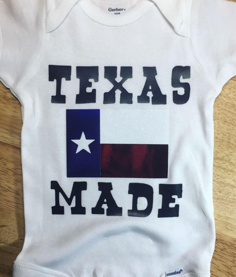 Texas Made Onesie & Toddler Tee | Etsy