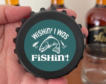 Fishing Bottle Opener, Fathers Day Gift from Son, Fathers Day Fishing, Fishing Gifts for Dad