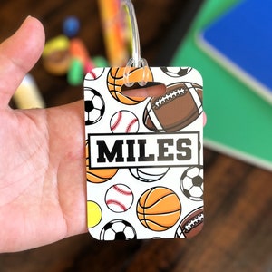 Boys luggage tag clearance
