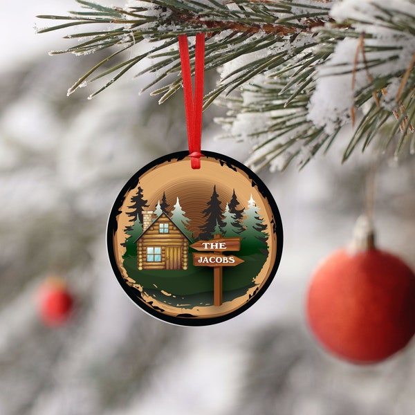 Cabin Ornament Etsy