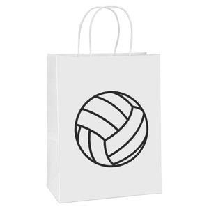 Volleyball Gift Bags, Volleyball Party Supplies, Volleyball Team Gifts, Volleyball Gifts, Party Favor Bags