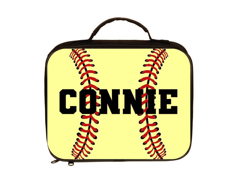 Softball Gifts Personalized Lunchbox Personalized Lunch Bag Etsy