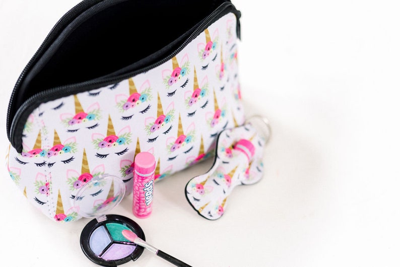 Unicorn Makeup Bag Tween Girl Gifts Cute Unicorn Stuff image 0