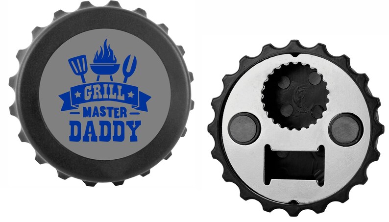 Fathers Day Gift From Daughter, BBQ Gifts for Dad, Bottle Opener Magnet image 3