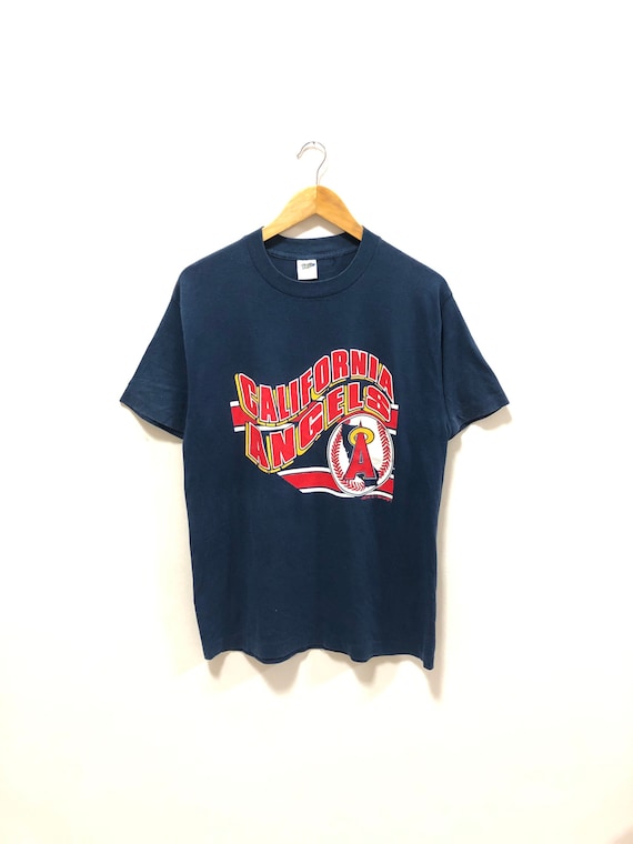 Vintage 90s!! California Angels MLB tshirts Big lo
