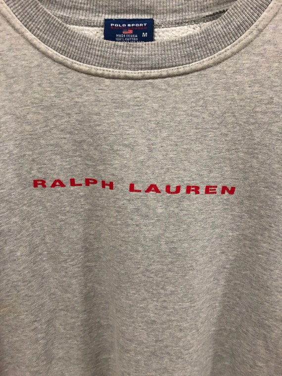 polo sport ralph lauren sweatshirt vintage