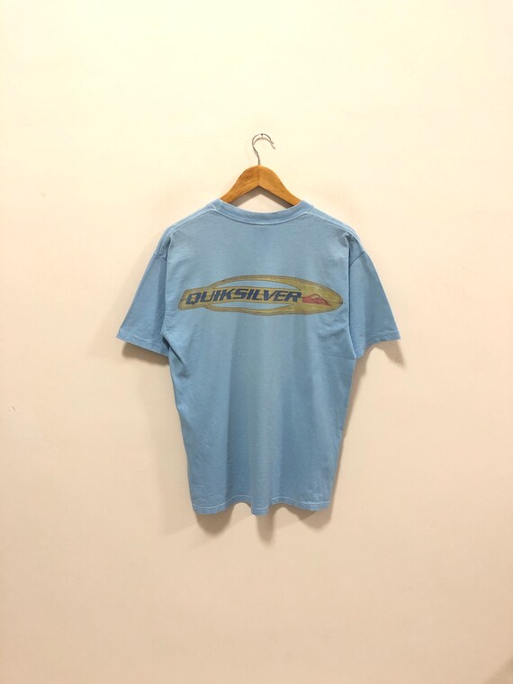 Vintage 90s!! Quiksilver Tshirts Big Logo Tshirts