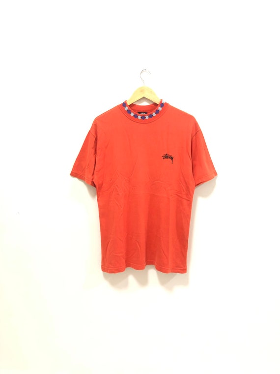 Vintage 90s Stussy Mock Turtle tshirts Stussy Tee