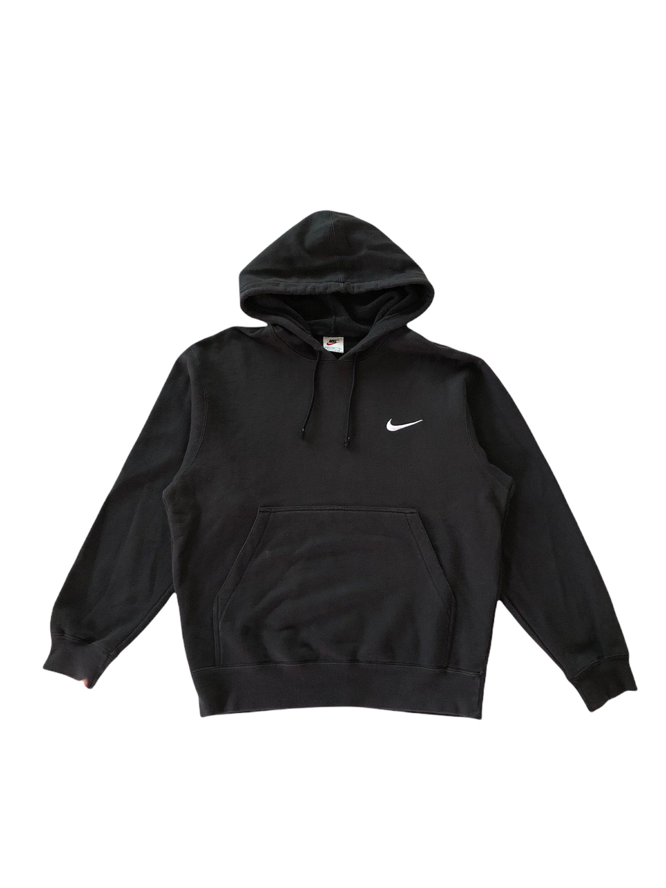 Black Nike Hoodie - Etsy