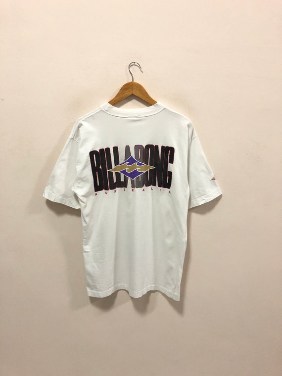 Vintage 90s!! Billabong Tshirts Big Logo Tshirts W