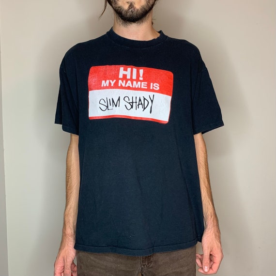 Hi my name is slim shady shirt Clearance
