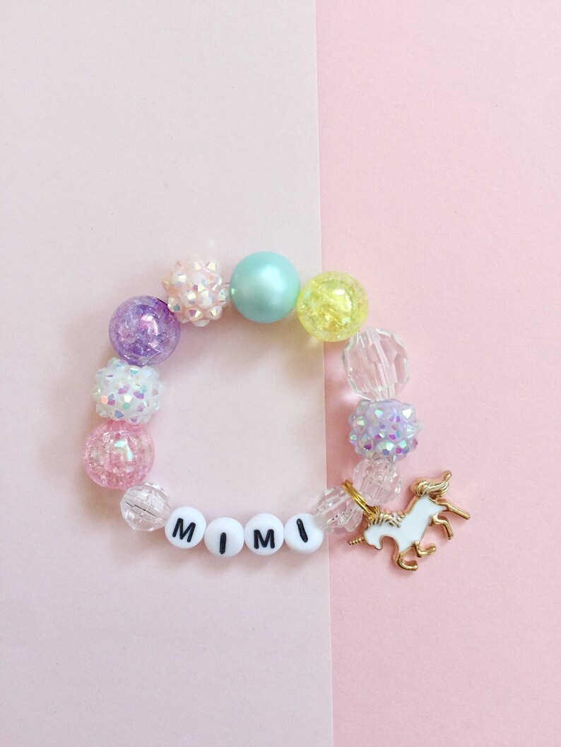 Kids Unicorn Bracelet Toddler Bracelet Girls Charm Bracelet Etsy