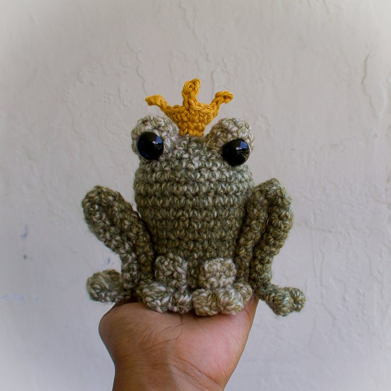 Frog Prince Amigurumi Crochet Pattern (PDF Pattern) - Etsy