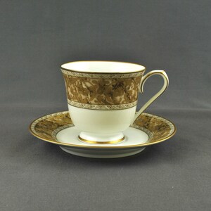 Noritake Cup and Saucer - Anniversary Pattern