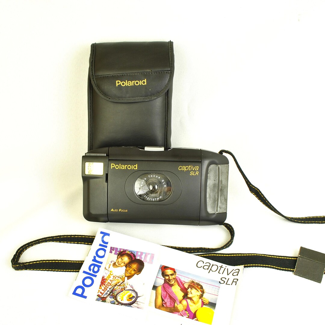 Vintage Polaroid Captiva SLR Camera Etsy