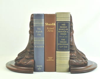 Vintage Syroco Wood Wall Shelves/Bookends