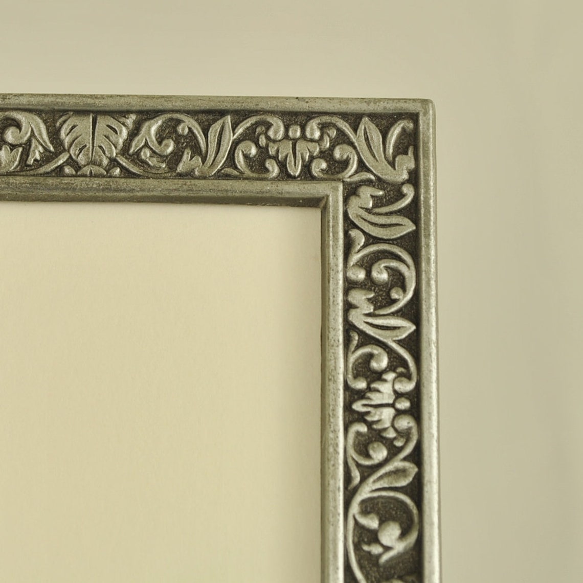 Ornate Pewter Picture Frame 5 X 7 Holds 4 Photos | Etsy