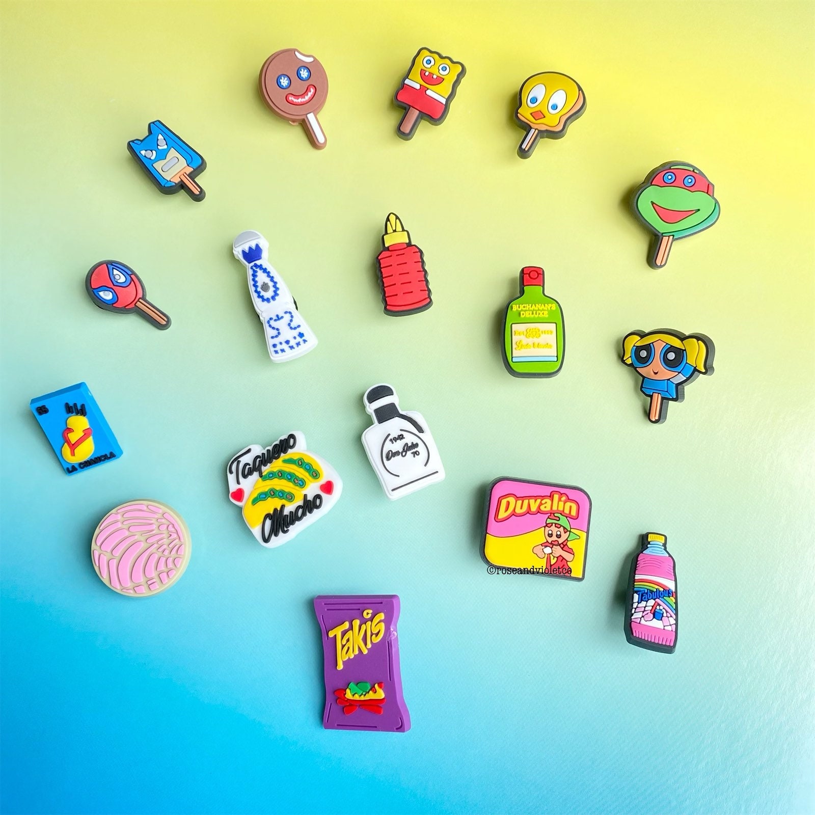 Paleta Charm, Concha Charm, Pan Dulce Charm, Loteria Charm, Chip Char…