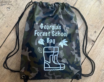 Personalised Forest School Bag