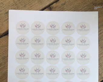 Business Logo Stickers Personalised Recyclable Paper Stickers