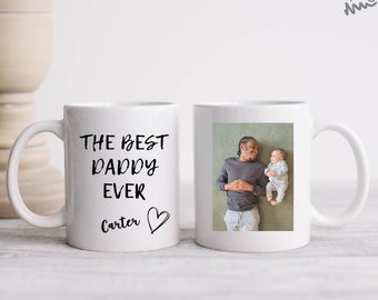 Fathers Day Gift Best Dad Daddy Ever Photo Mug | Personalised Mug | Gift