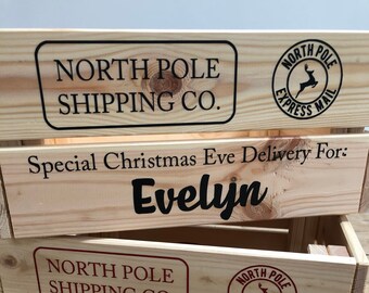 Personalised Christmas Eve Box Sticker Decal - Special Christmas Delivery *STICKER ONLY*
