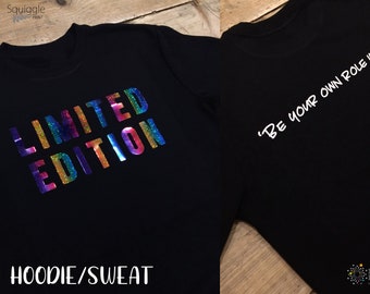 LIMITED EDITION 'Be your own role model' Sweatshirt / hoodie DRM - Diversity Role Models