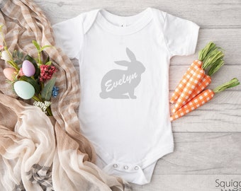 Personalised Easter Bunny Baby Vest