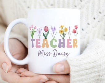 Personalised Teacher Thank You Mug | End Of Year Gift