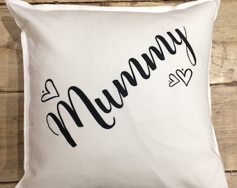 Personalised cushion covers - Black or white