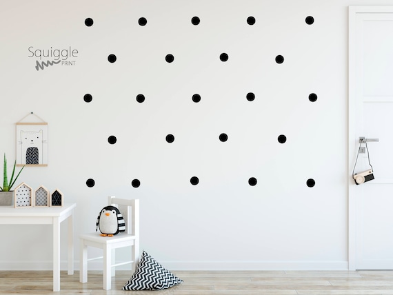 Outus 288 Pieces Polka Dots Wall Stickers Large Round Polka
