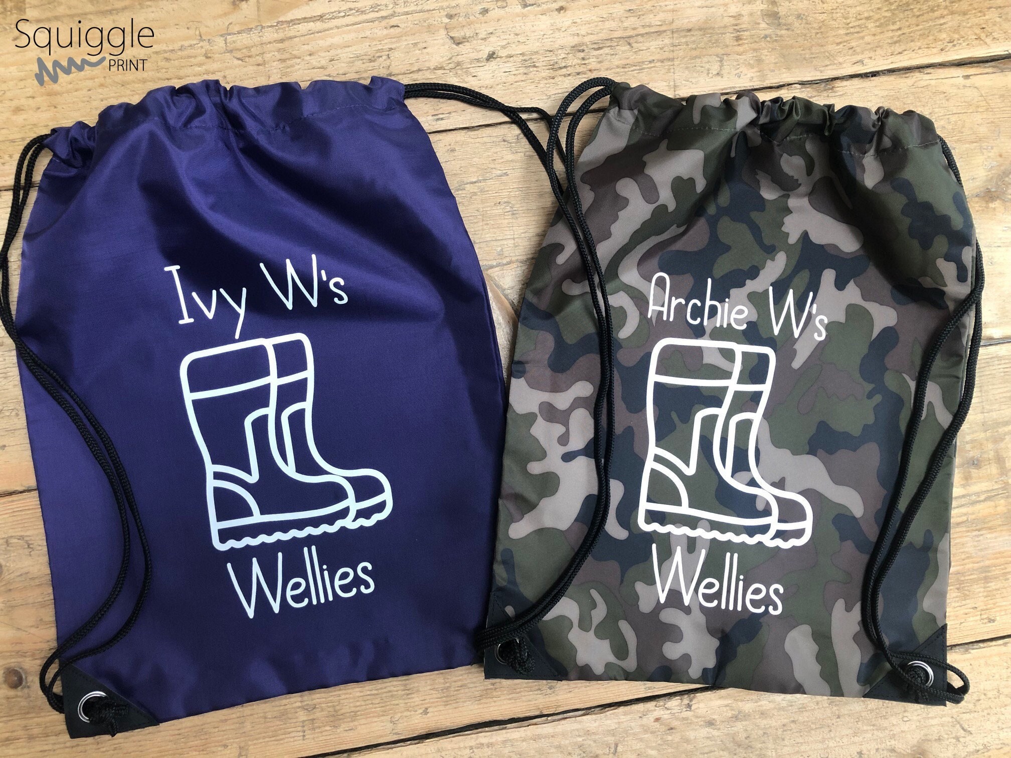 Personalised Welly Bag