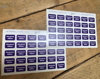 Name Label Stickers