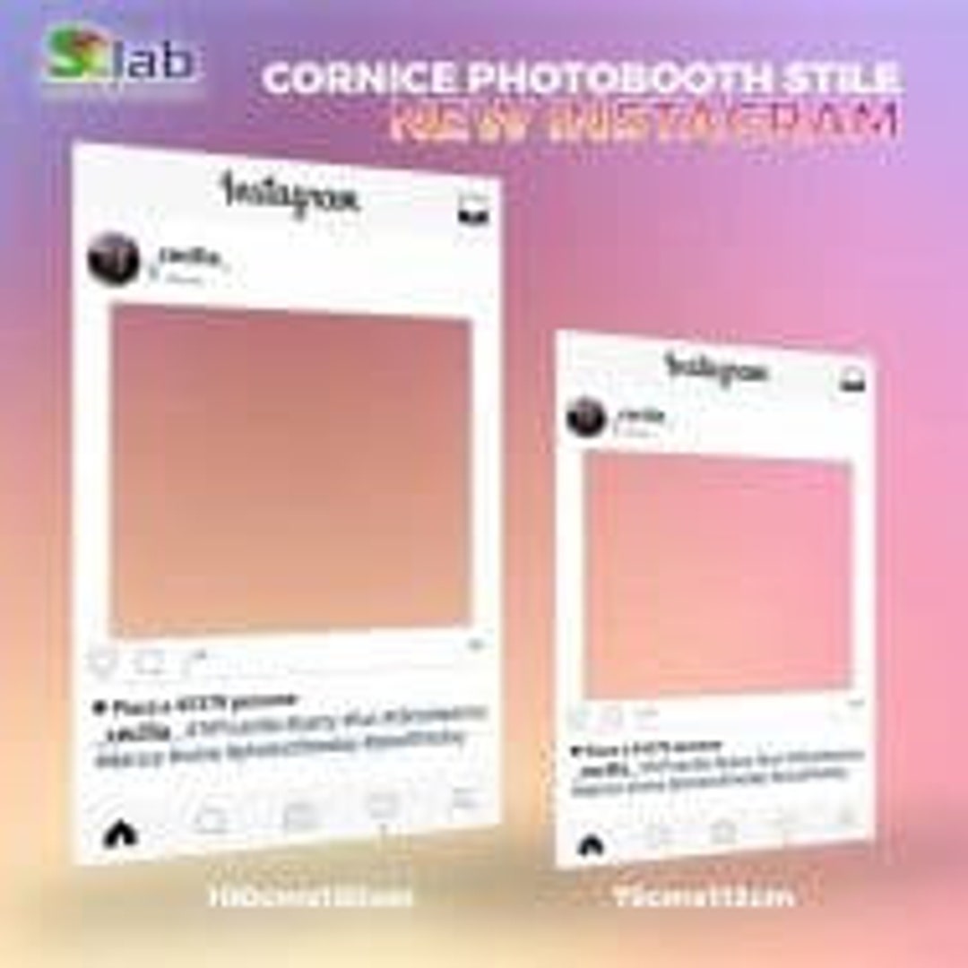 Cornice Photobooth New Instagram -  Italia