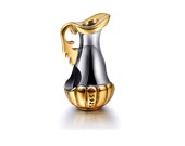 Arabian Coffee Pot Charm Sterling Silver - Arabic Coffee Charm - Dallah Charm - Arab Coffee Charm -Gold Coffee Pot- Fits all Charm Bracelets