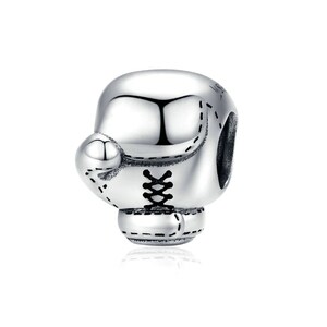 Boxing Glove Charm Sterling Silver - Boxing Charm - Boxer Charm ...