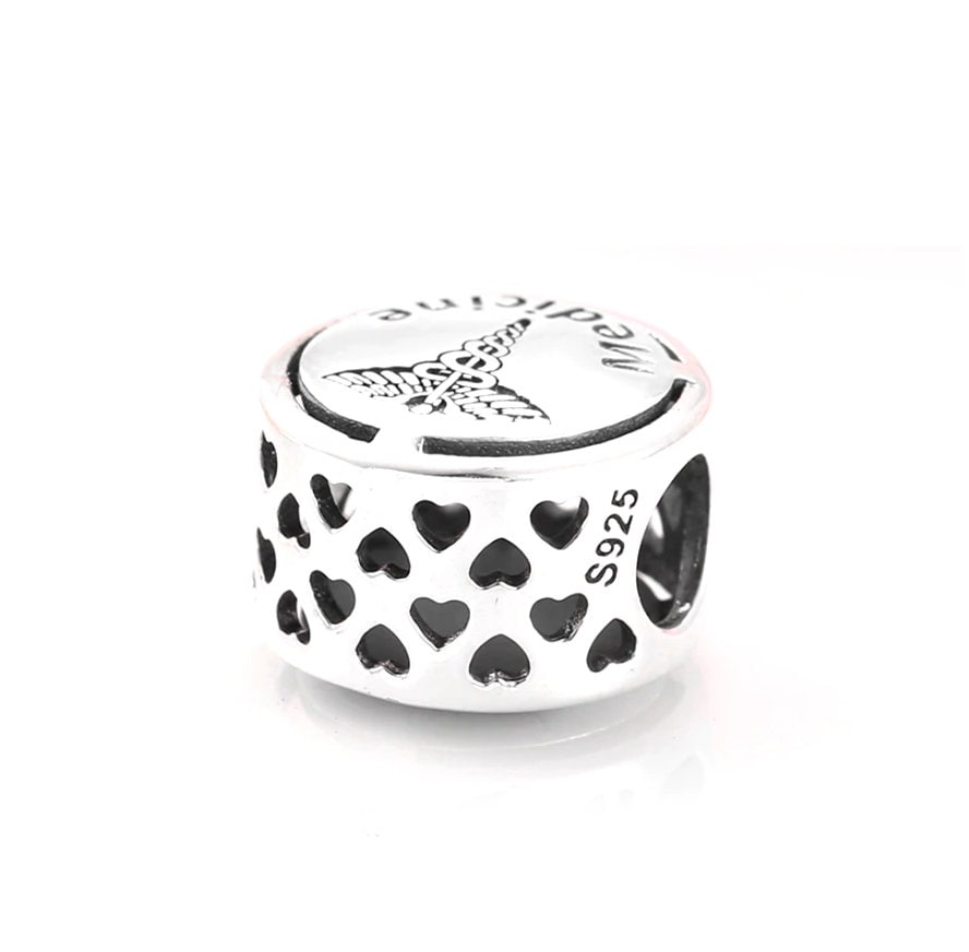 Medicine Charm Sterling Silver Medicine Charm Doctor Etsy