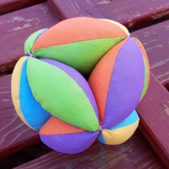 rainbow puzzle ball