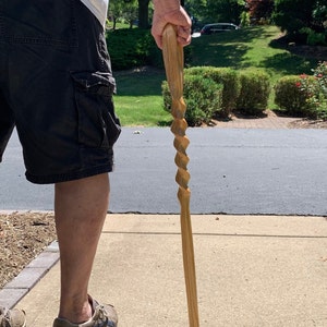 Made-to-Order Hand-Carved Wooden Cane | Made in the USA | Custom Made to Your Specifications | Decorative Canes | Walking Sticks