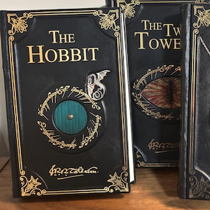 Klaar voor verzending Lord of the Rings geïllustreerde leergebonden boeken afbeelding 1