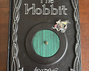 Leren boek The Hobbit ingebonden