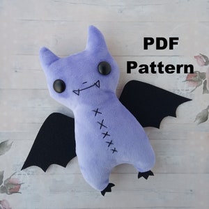 bat stuffed animal pattern