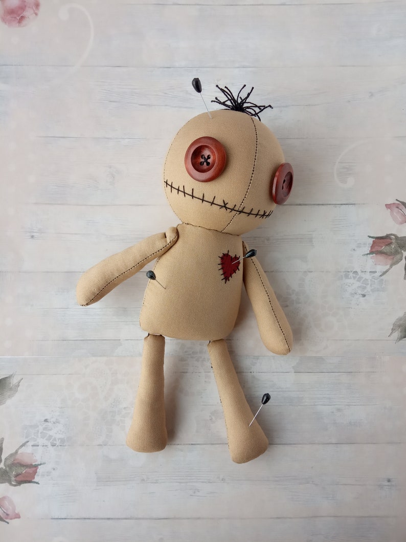 Voodoo doll sewing pattern Goth decor tutorial Creepy cute PDF | Etsy