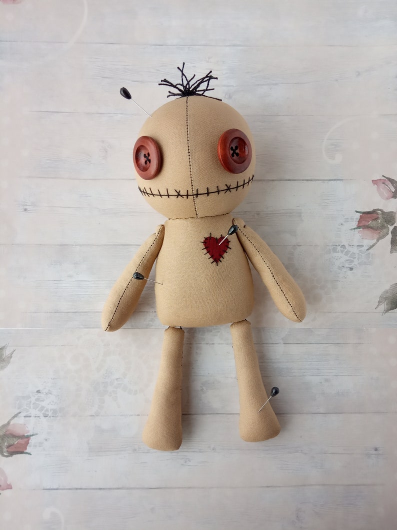 Voodoo doll sewing pattern Goth decor tutorial Creepy cute PDF | Etsy