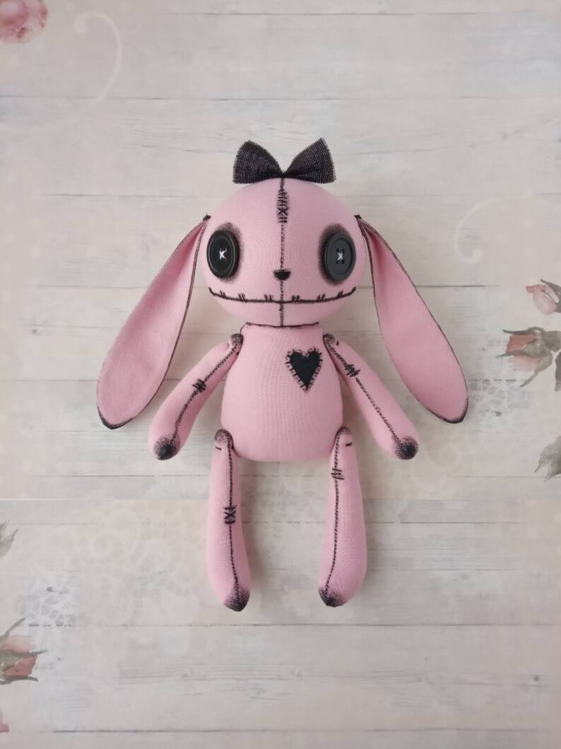 creepy stuffed bunny